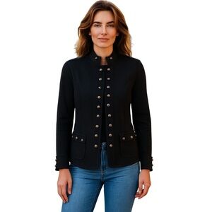 Neon Buddha Black Jacket : Size Large